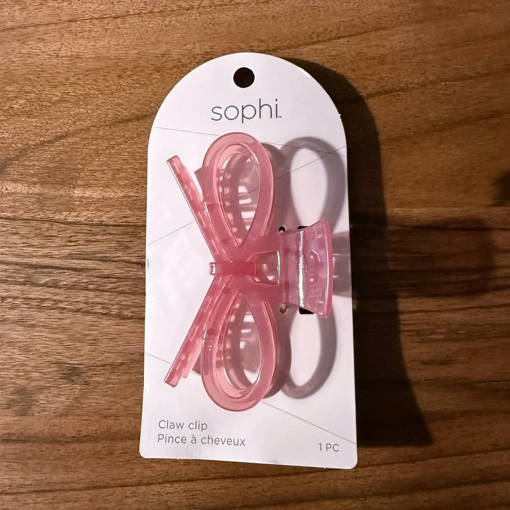Sophi Bow and Flower Hair Claw Set in Pink | Brand New‎